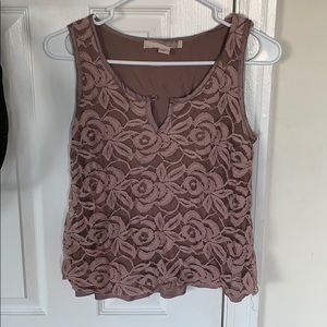 mauve dress tank top